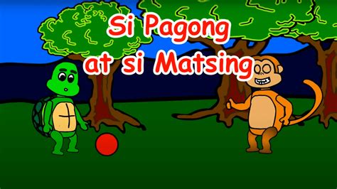 Short story of ang pagong at ang matsing english